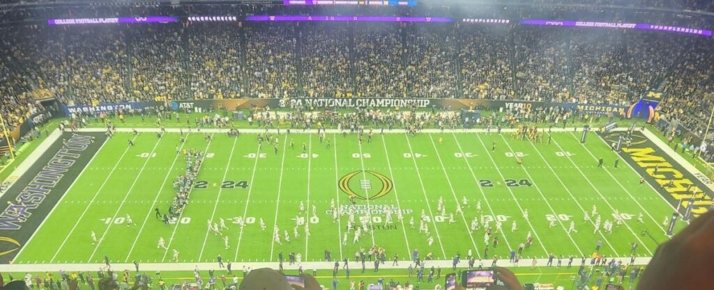 Michigan Pummels Huskies To Win 2024 College Football National   Wolverines Win 2024 National Championship At NRG Stadium 1 1024x417 