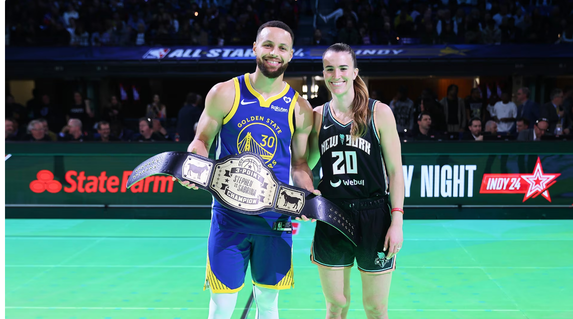 Curry and Ionescu’s Foundation Win Big in Rare Three-Point Shooting Challenge