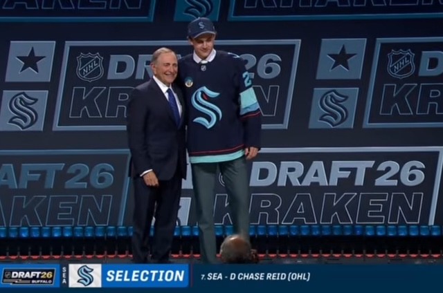 Kraken Strike Gold at No. 7: Seattle Lands Defenseman Chase Reid